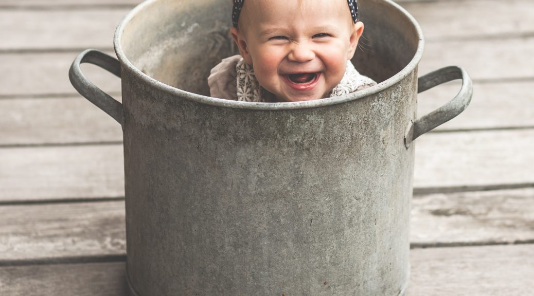 Baby Badeeimer - Spaß im Pott