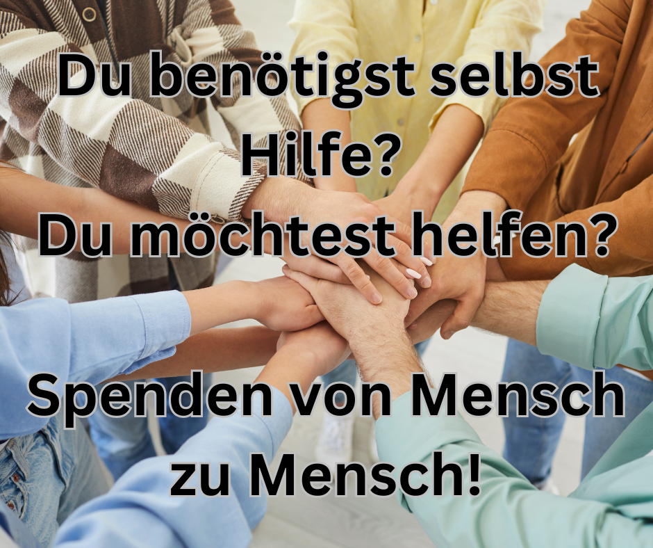 Spenden von Mensch zu Mensch
