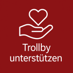 „Icon einer Hand mit Herz – Link zur Seite ‚Trollby unterstützen‘.“